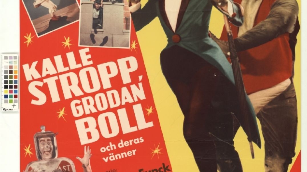 Kalle Stropp, Grodan Boll och deras vänner (1956) VHSRIPPEN (Svenska) Hela Filmen (3D)